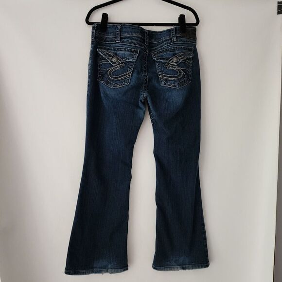 Silver Suki Surplus bootcut dark wash jeans womens size 32 30L - Picture 3 of 9